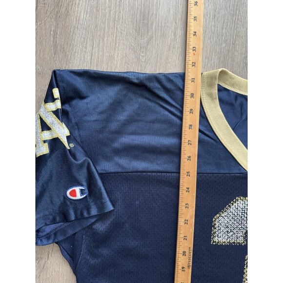 Vintage 90's NCAA Notre Dame Champion Football Jersey #3 Size 48 XL Faded Sports - Picture 16 of 16